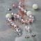 12 Pack: Pink & White Glass Round Beads Mix by Bead Landing™